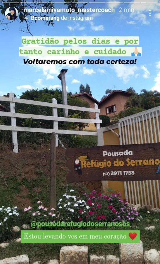 Pousada Refugio Do Serrano São Bento do Sapucaí Exterior foto